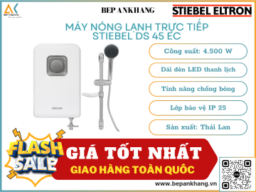 Máy nước nóng trực tiếp Stiebel Eltron 4500W DS 45 EC - Nhập khẩu Thái Lan